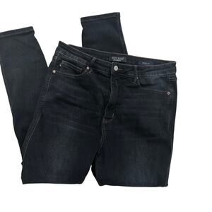 KanCan Womens Dark Wash Mid Rise Stretch Skinny Jeans 15/32